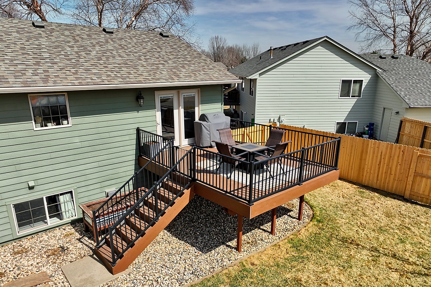 Back deck exterior