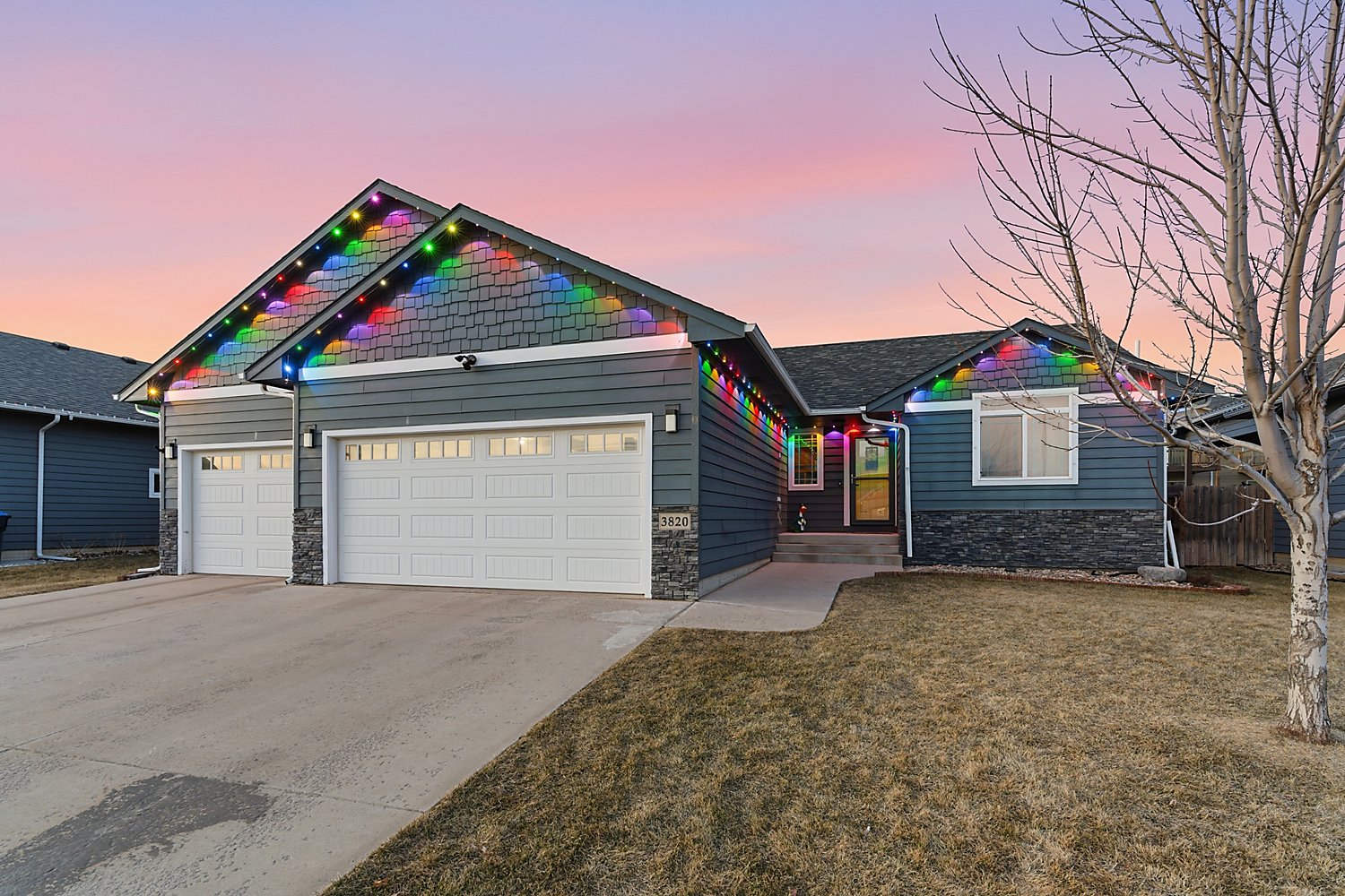 Twilight real estate photography