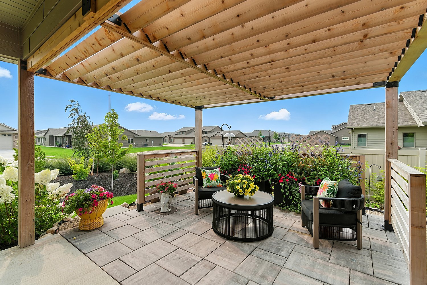 Outdoor patio photography